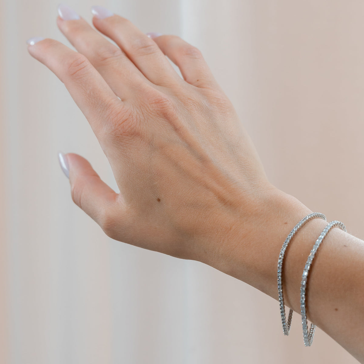 14K White Gold Diamond Tennis Bracelet – 2.17 CTW-Bijoux Village Fine Jewellers