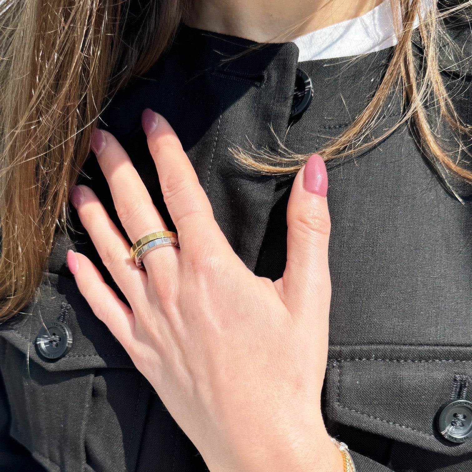 Estate Cartier 18K Gold Band-Bijoux Village Fine Jewellers