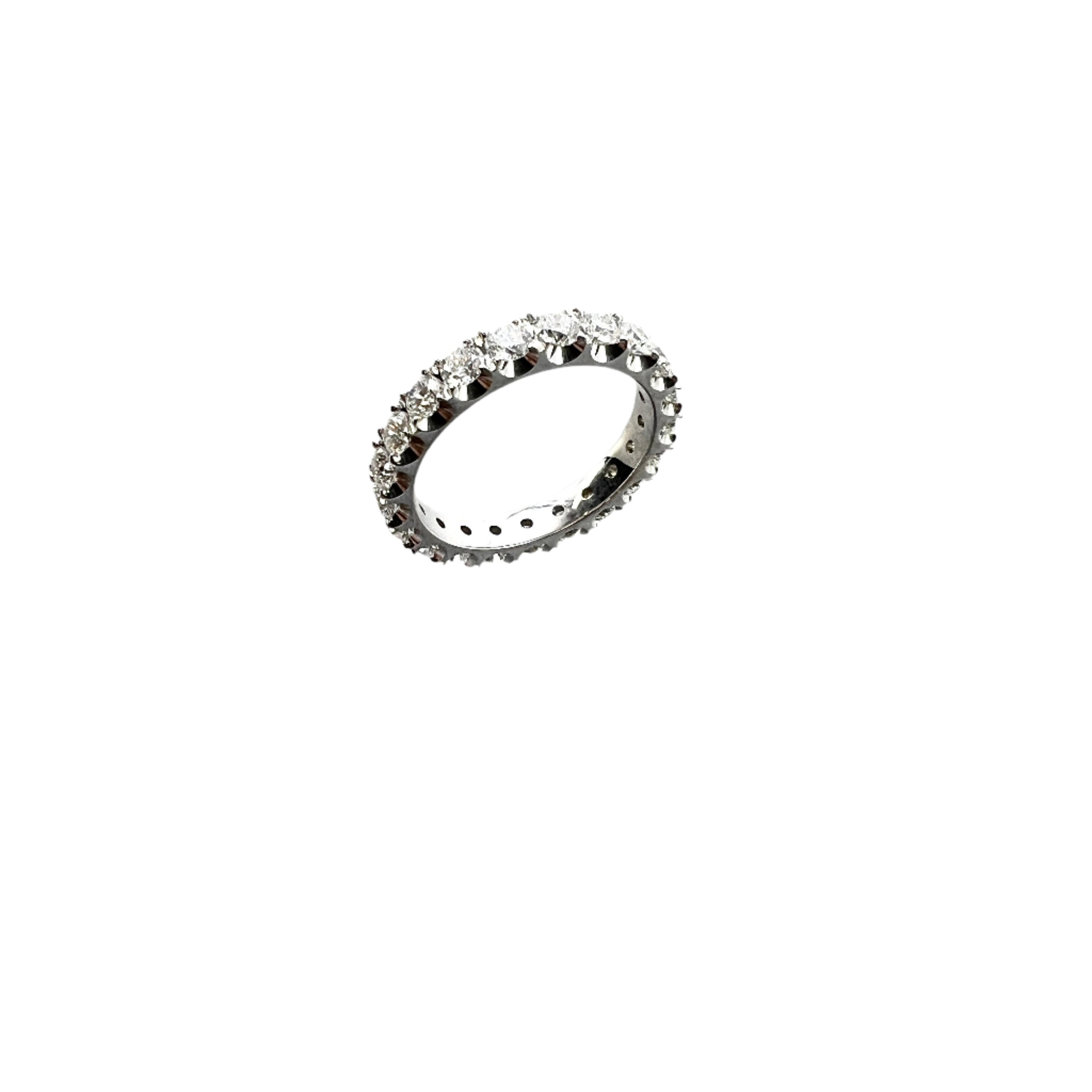 White Gold Diamond Eternity Band-Diamond-Bijoux Village Fine Jewellers