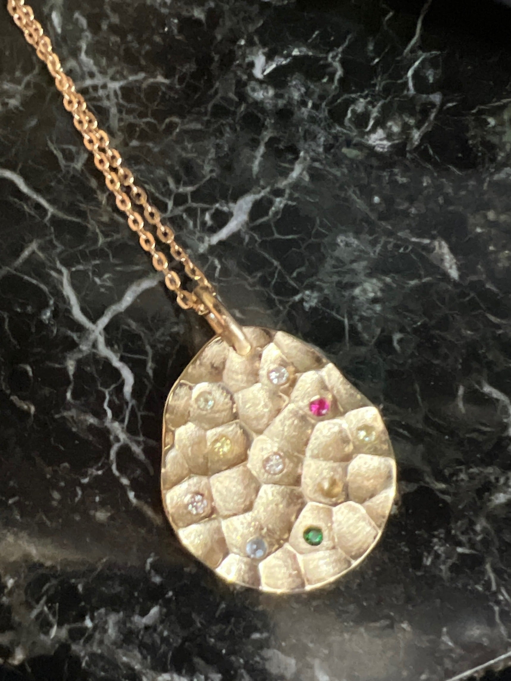 Family Birthstone Pendant-Bijoux Village Fine Jewellers