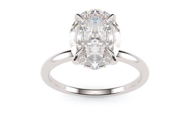 Oval Cut Diamond Ring-Bijoux Village Fine Jewellers