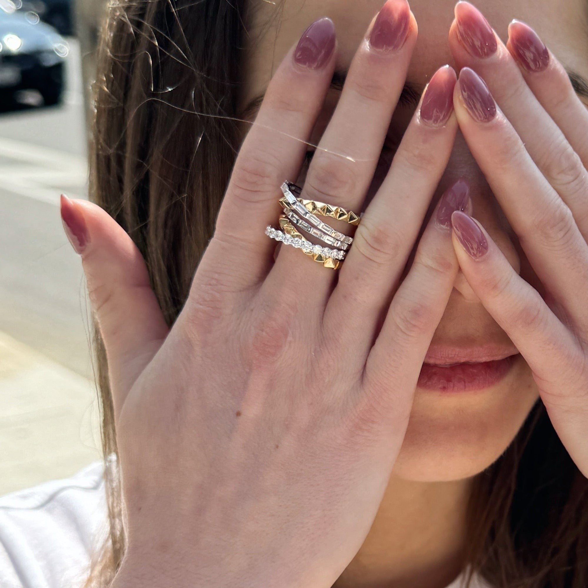 Luxe Fusion Diamond Ring-Bijoux Village Fine Jewellers