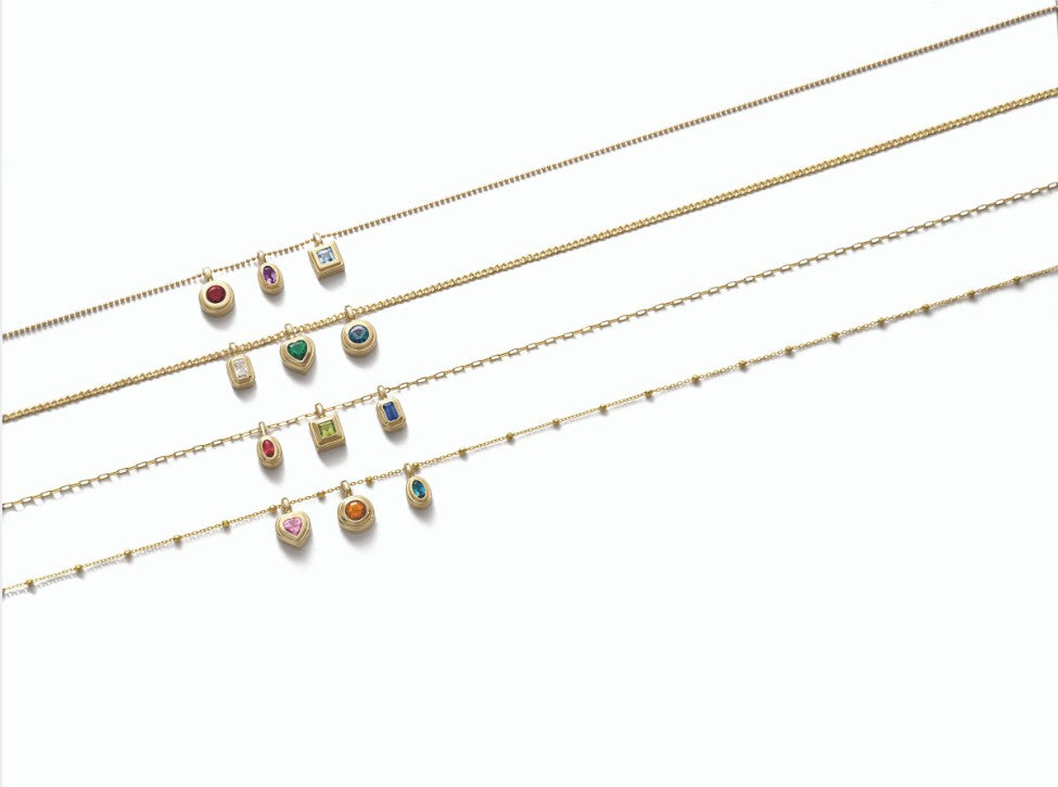 Family Birthstone Pendant-Bijoux Village Fine Jewellers