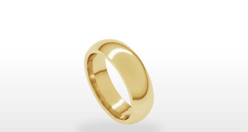 Comfort Fit Standard Weight Half Round Band-Bijoux Village Fine Jewellers