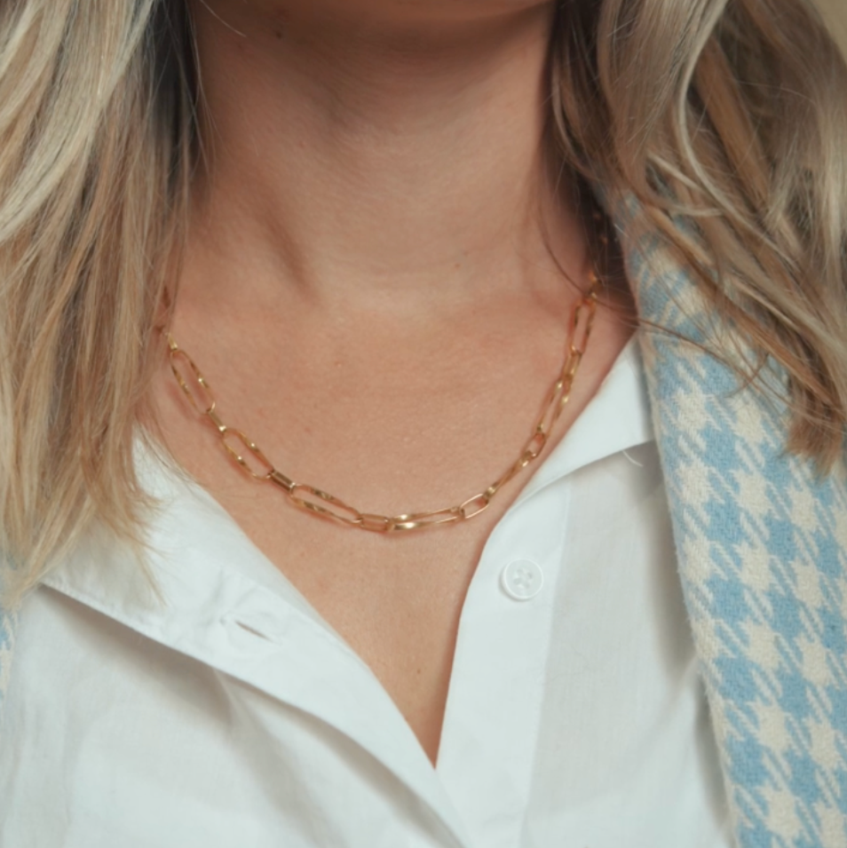 Refined Rhythm Chain – 18K Yellow Gold, 20"-Bijoux Village Fine Jewellers