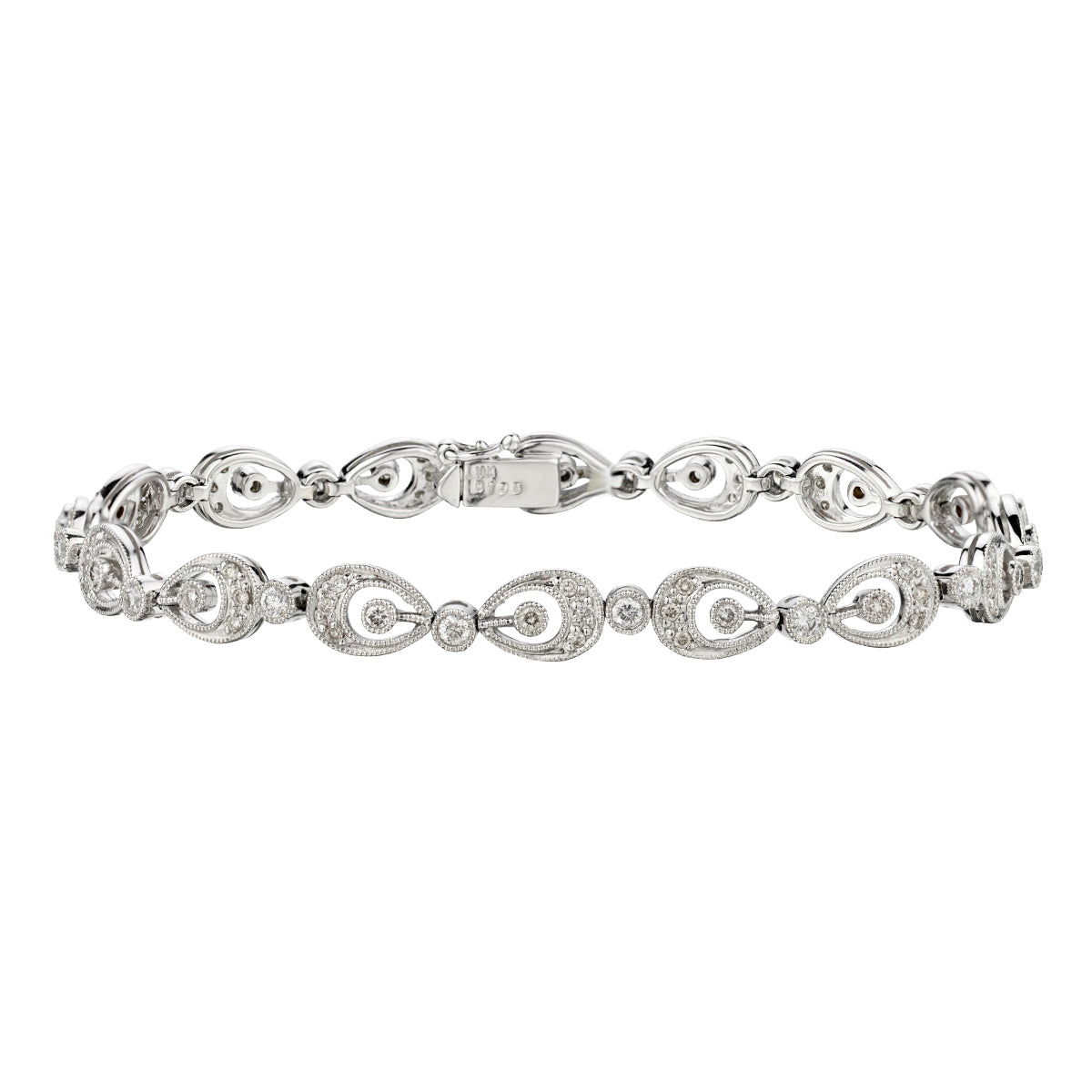 Vintage-Inspired Diamond Bracelet-Bijoux Village Fine Jewellers