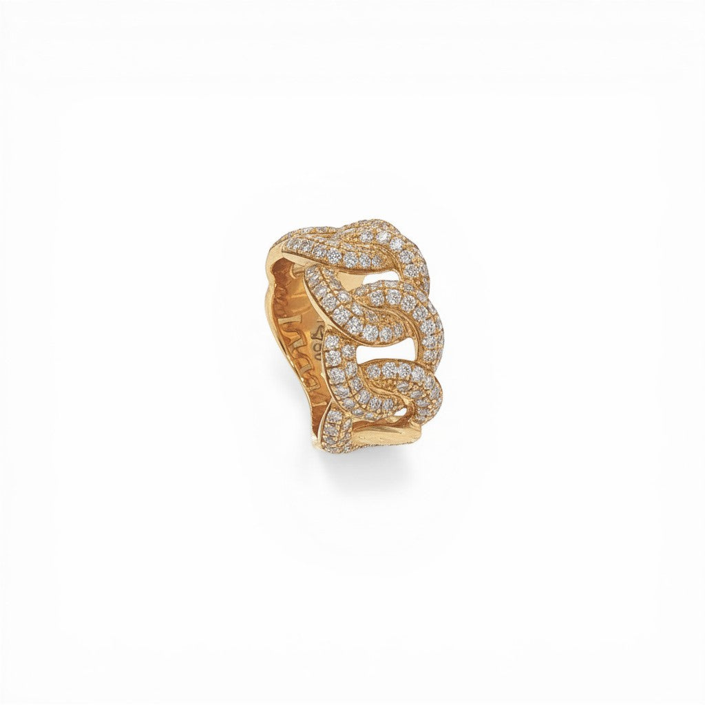 Diamond Link Statement Ring-Bijoux Village Fine Jewellers