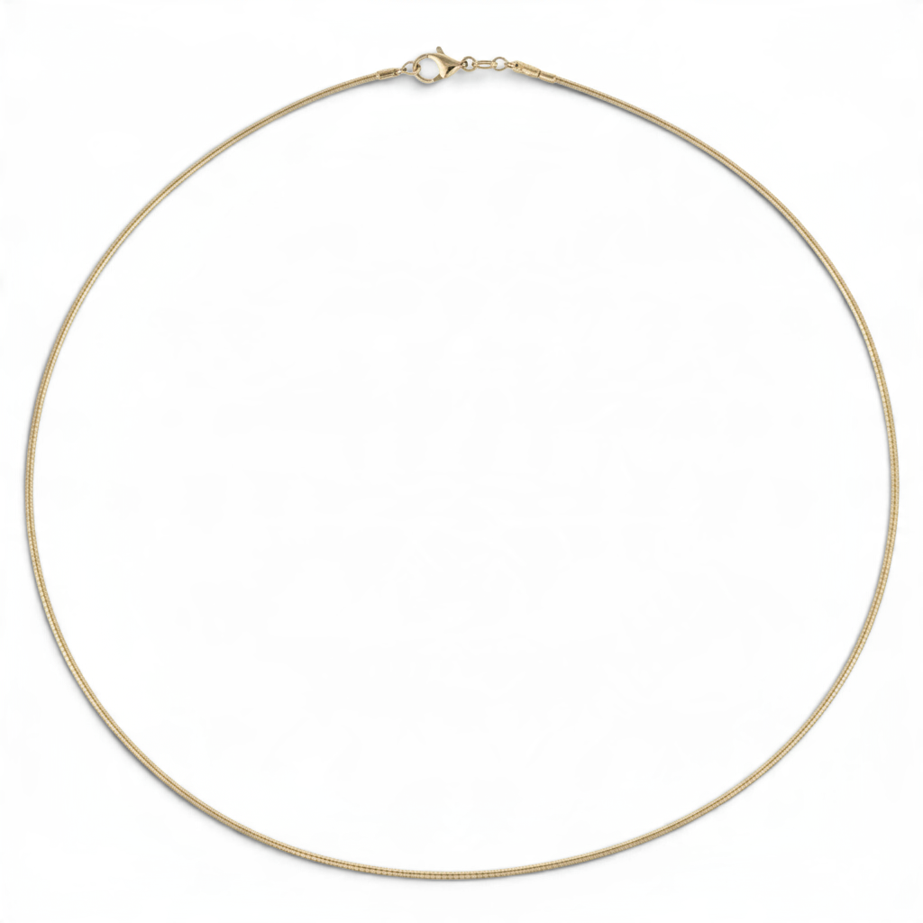 14K Yellow Gold Cord Necklace-Bijoux Village Fine Jewellers