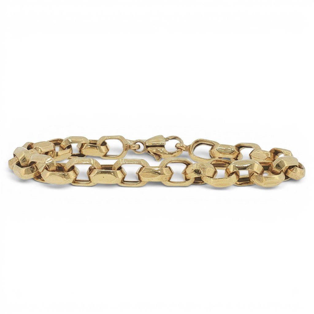 Open Link Bracelet in 14K Yellow Gold-Bijoux Village Fine Jewellers