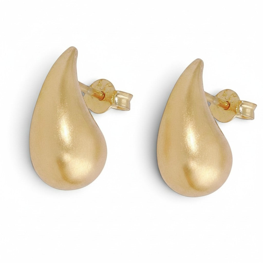 Mini Teardrop Stud Earrings-Bijoux Village Fine Jewellers