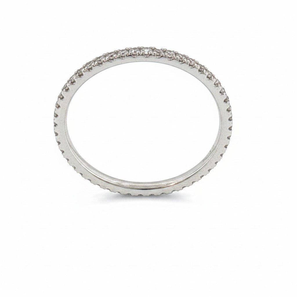 Micro-Claw Diamond Eternity Band-Bijoux Village Fine Jewellers
