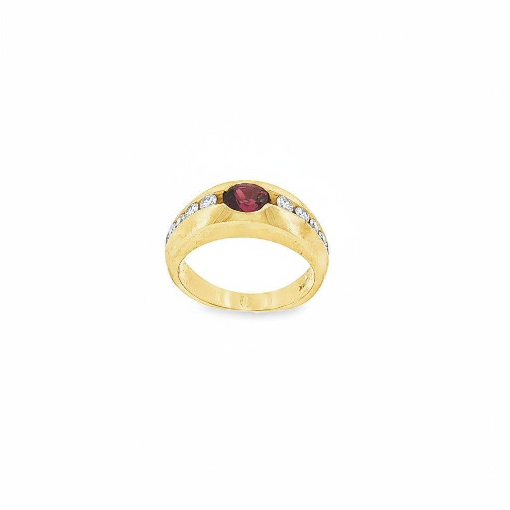 Estate Ruby & Diamond Ring-Bijoux Village Fine Jewellers