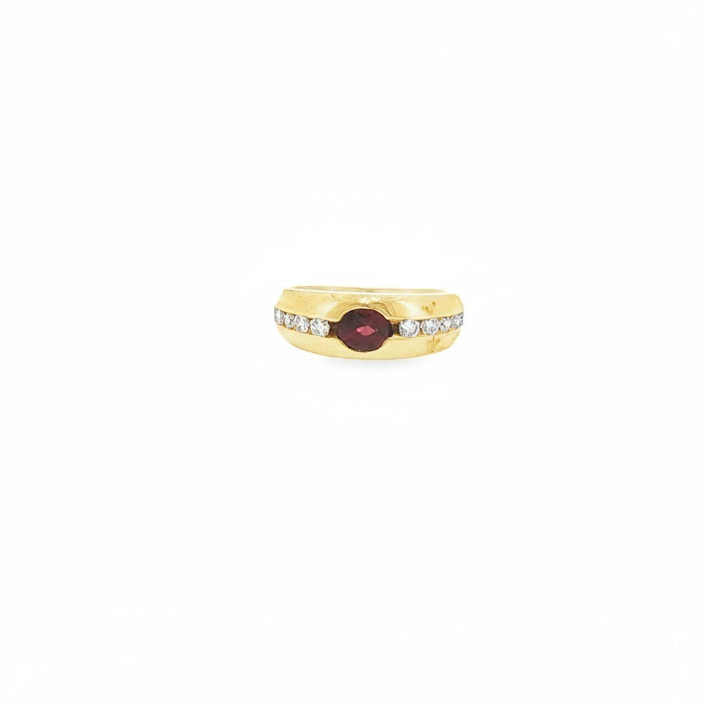 Estate Ruby & Diamond Ring-Bijoux Village Fine Jewellers