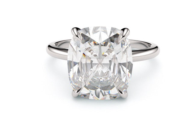 Custom Radiant Cut Diamond Ring-Bijoux Village Fine Jewellers