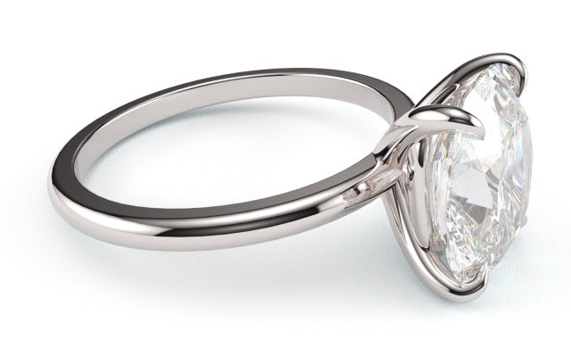 Custom Radiant Cut Diamond Ring-Bijoux Village Fine Jewellers