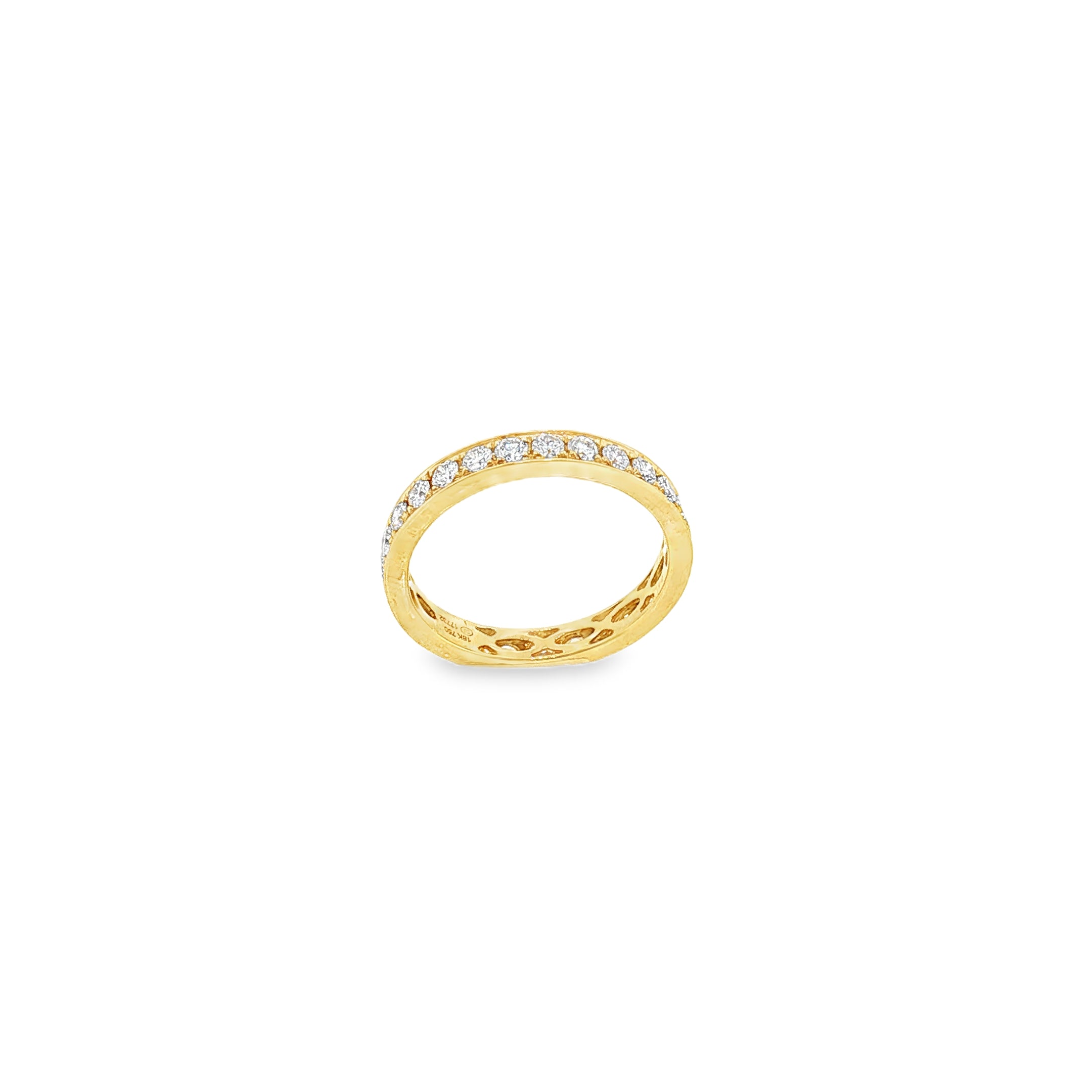 Diamond Pavé Eternity Band-Bijoux Village Fine Jewellers