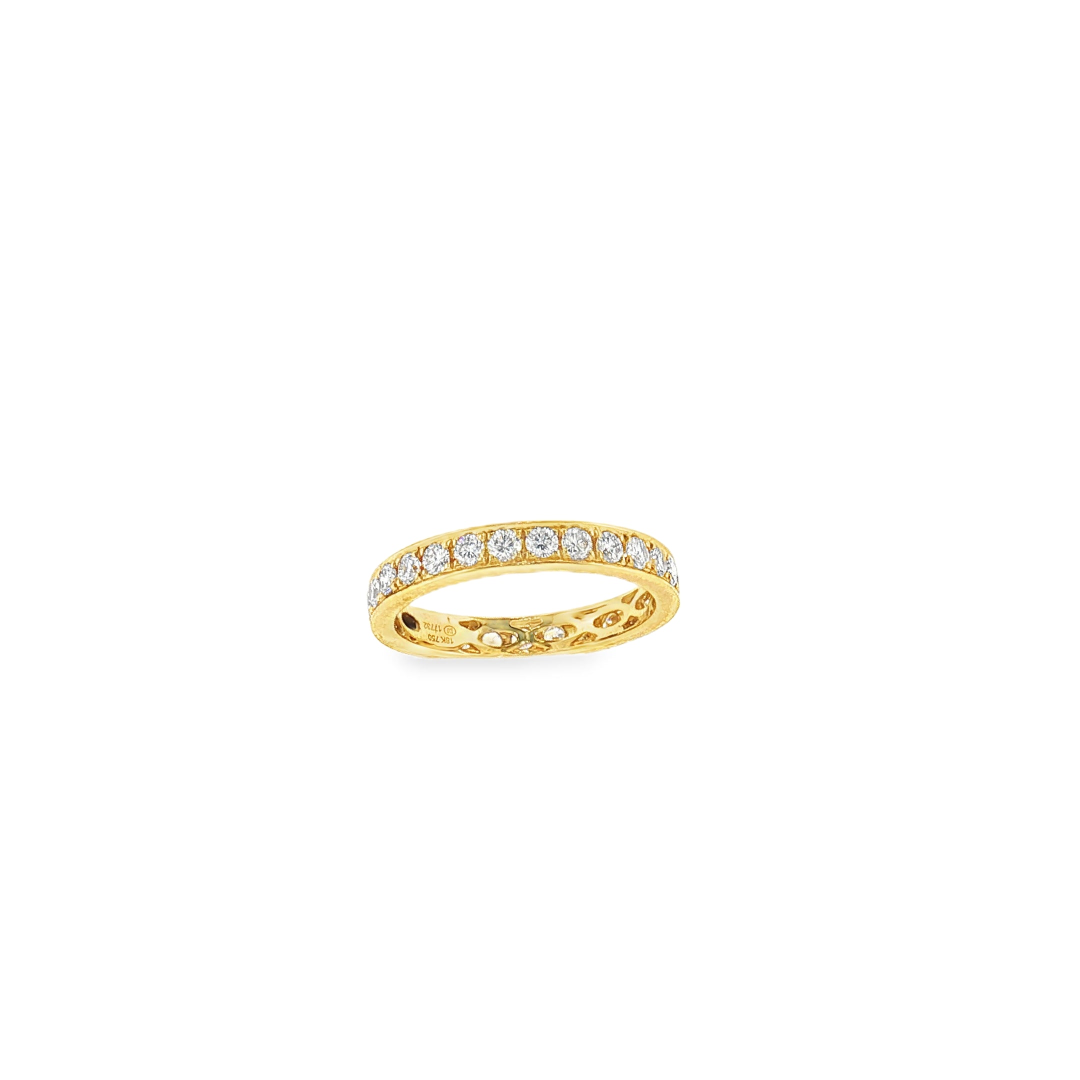Diamond Pavé Eternity Band-Bijoux Village Fine Jewellers