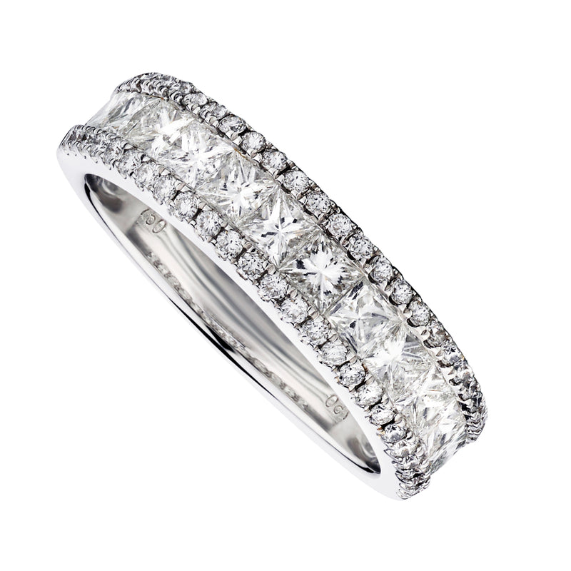 Princess-Cut Diamond Band – 1.45 CT-Diamond-Bijoux Village Fine Jewellers