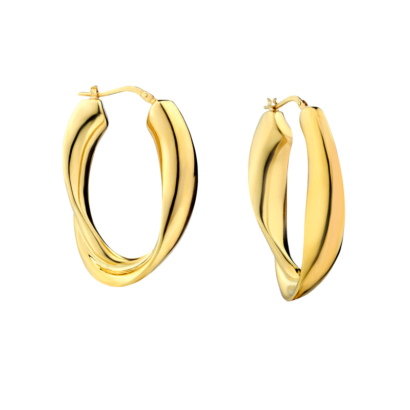 Twisted Hoops-14 Karat-Bijoux Village Fine Jewellers