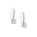 White Gold Diamond Drop Earrings-Diamond-Bijoux Village Fine Jewellers