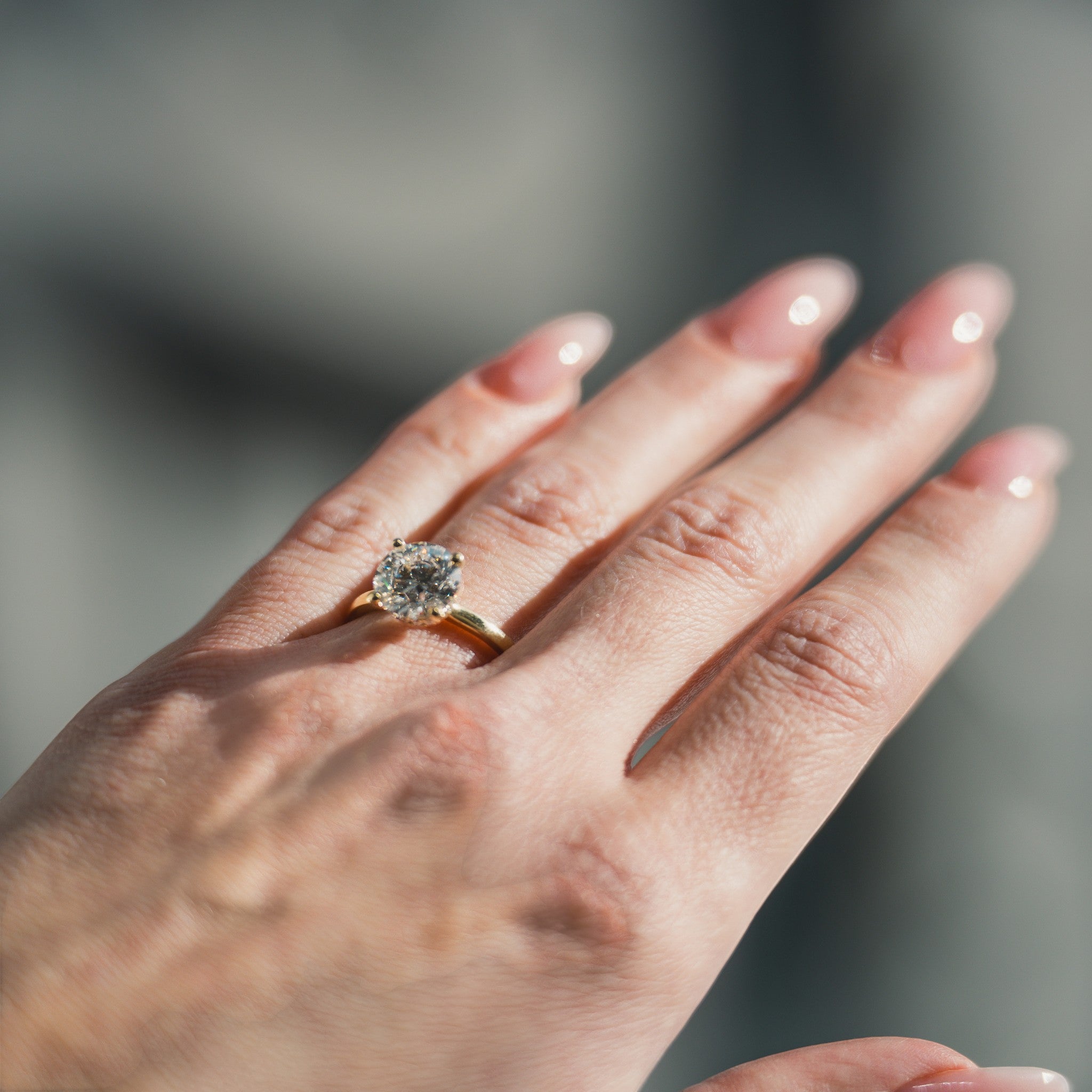 Round Brilliant Diamond Engagement Ring with Hidden Halo-Bijoux Village Fine Jewellers