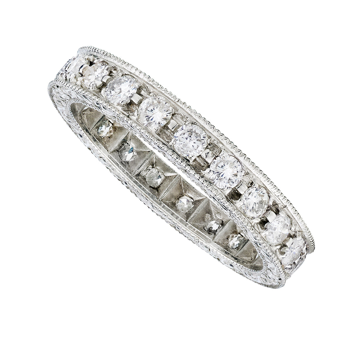 Vintage Elegance Eternity Band-Diamond-Bijoux Village Fine Jewellers