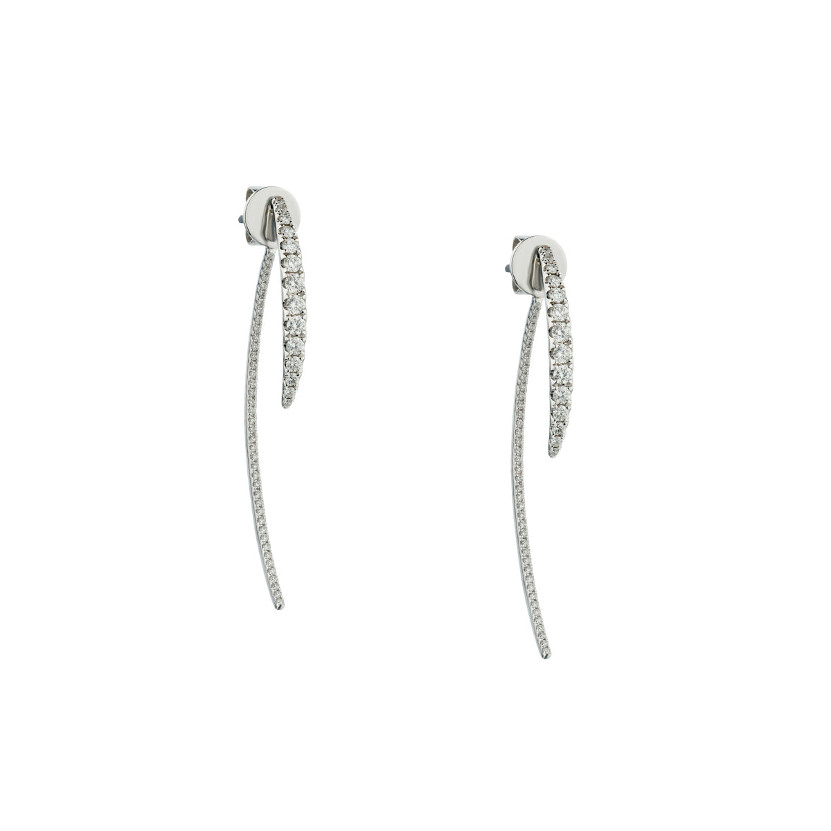 Diamond Drop Earrings – 1.00 CT-Diamond-Bijoux Village Fine Jewellers