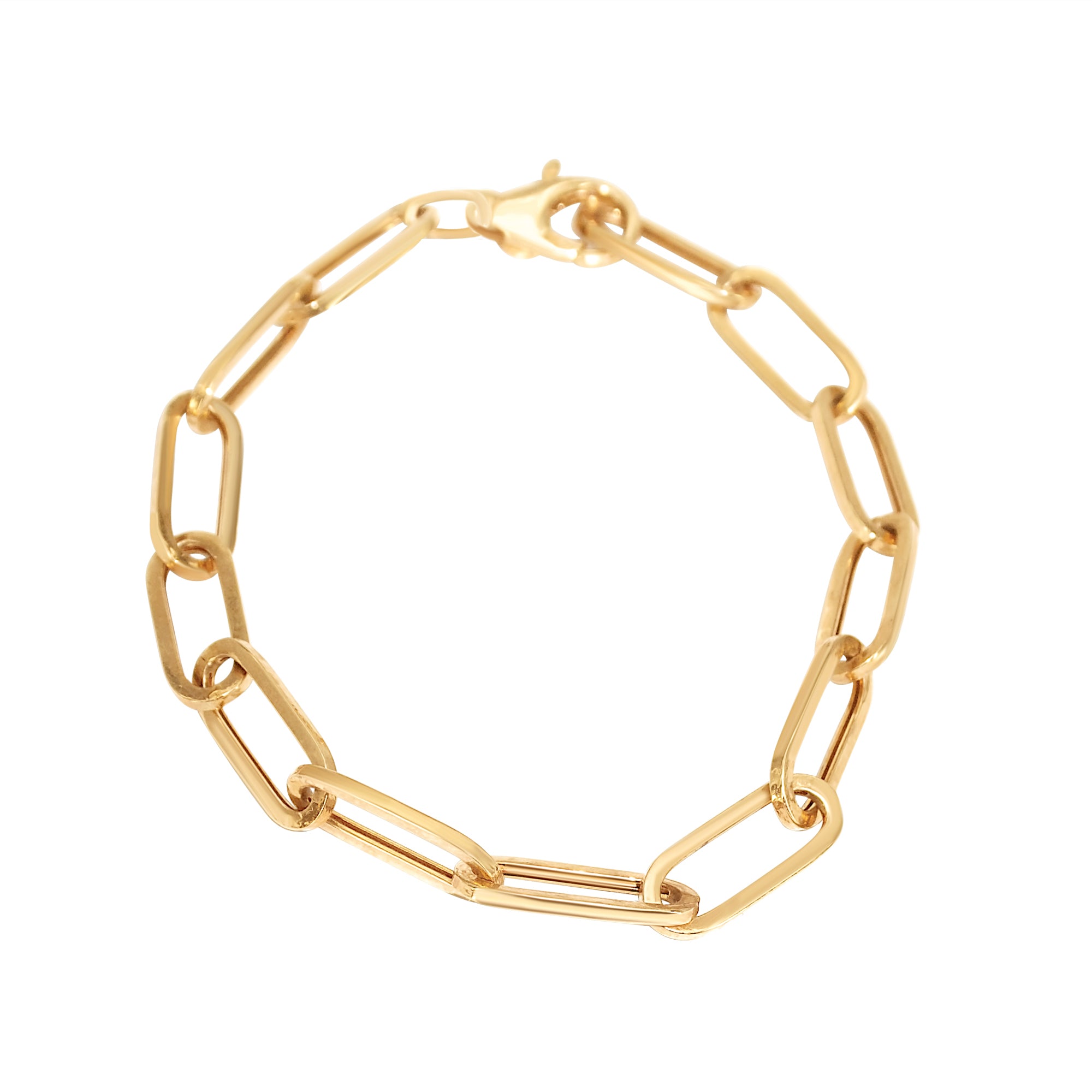 Paperclip Link Bracelet-Bijoux Village Fine Jewellers