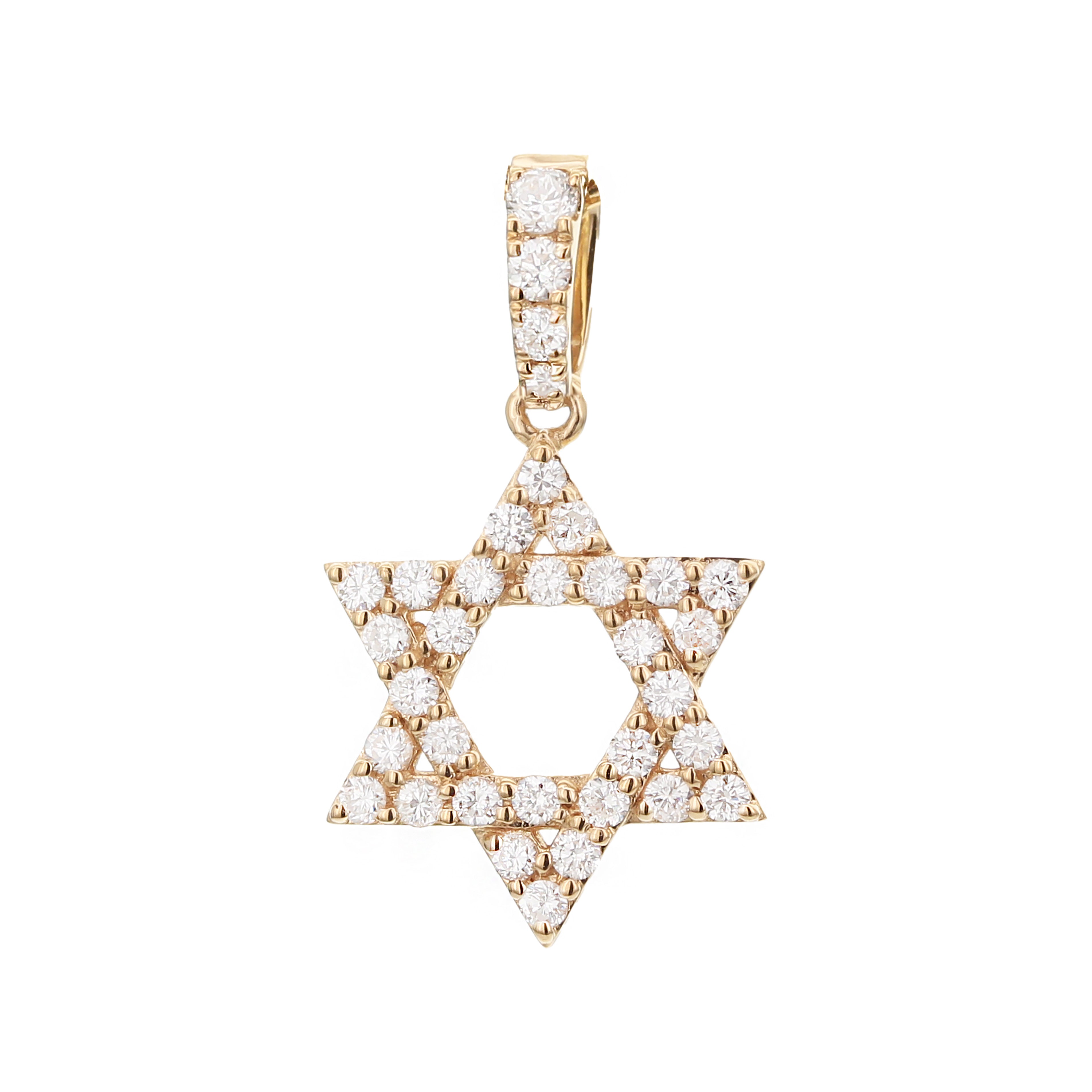 0.20 CT Diamond Star of David Pendant-Bijoux Village Fine Jewellers