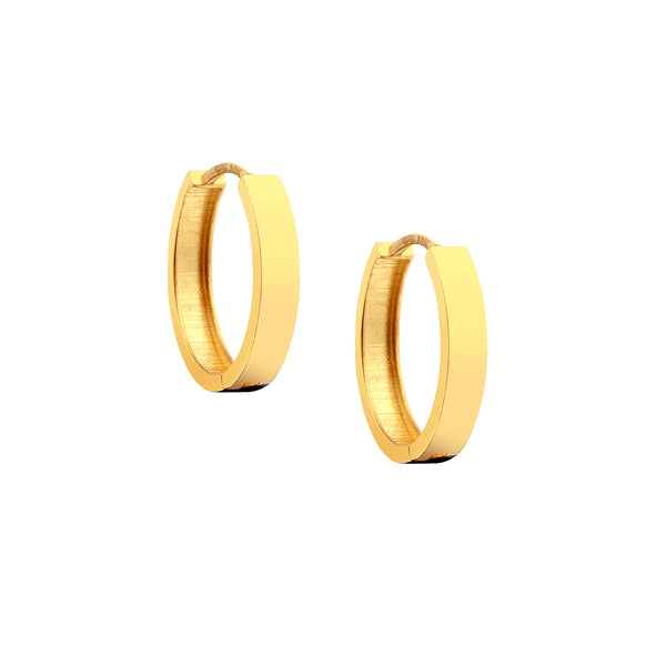 Classic Huggie Hoop Earrings-Bijoux Village Fine Jewellers