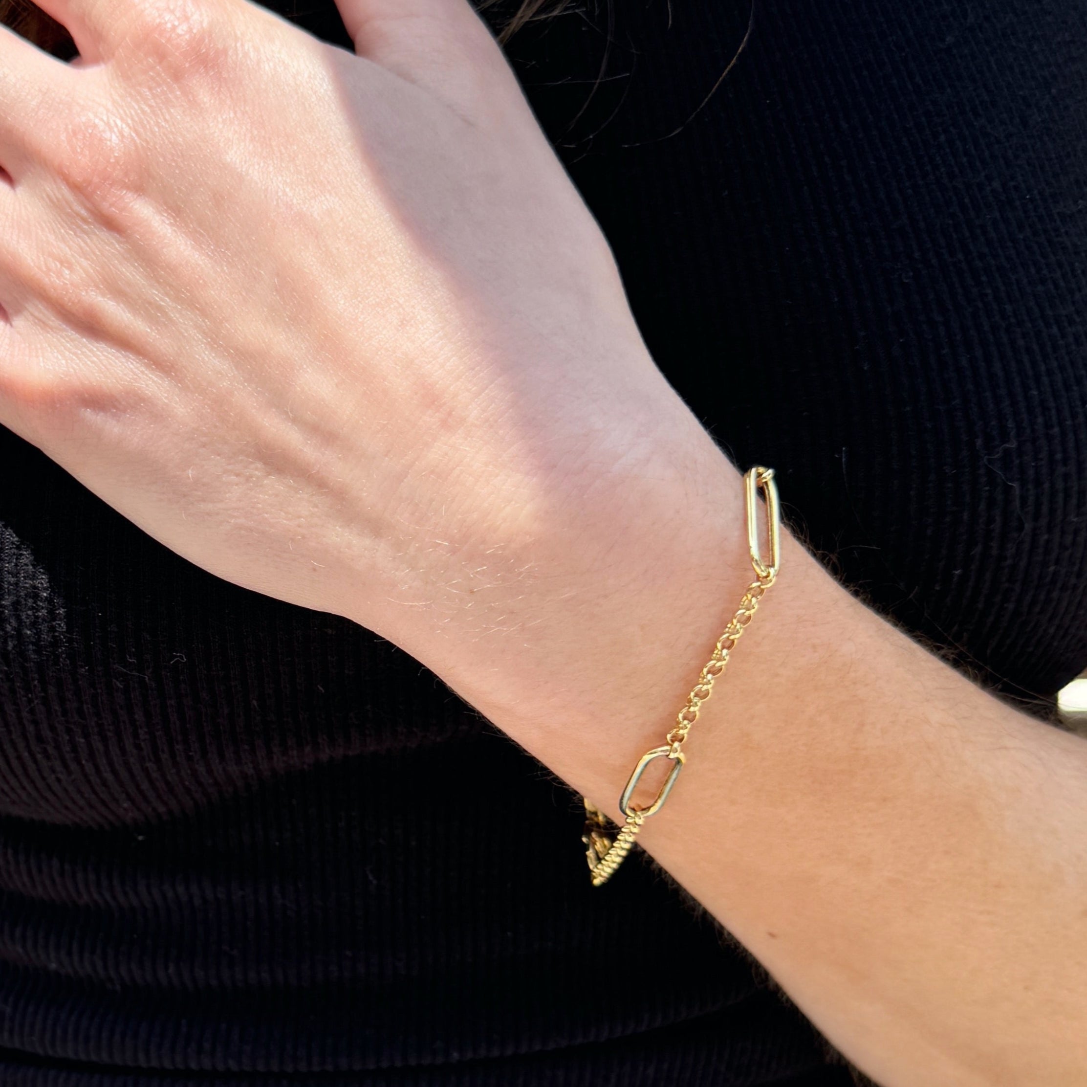 Classic Link 14K Yellow Gold Bracelet-Bijoux Village Fine Jewellers