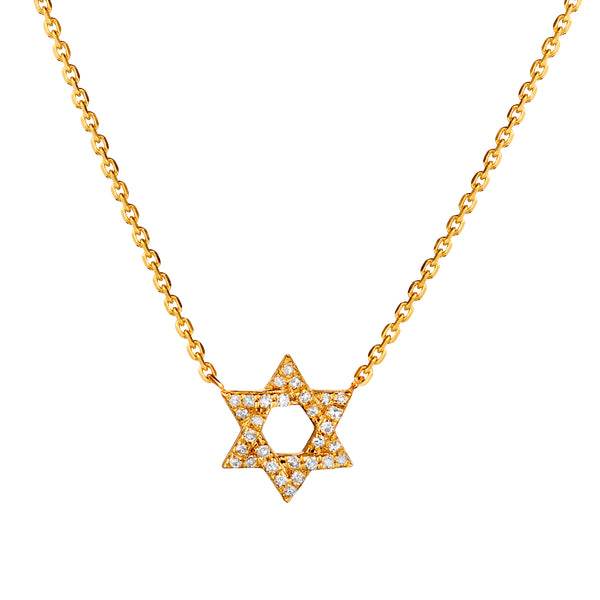 Diamond Star of David Necklace-Bijoux Village Fine Jewellers