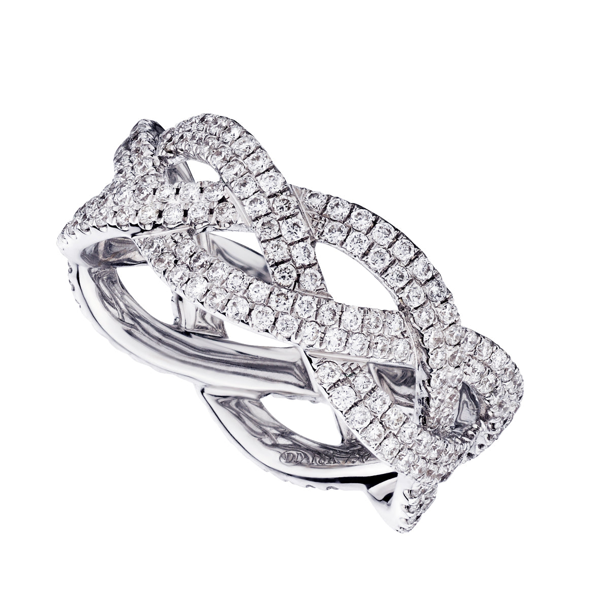 Diamond Weave Ring – 1.15 CT-Bijoux Village Fine Jewellers