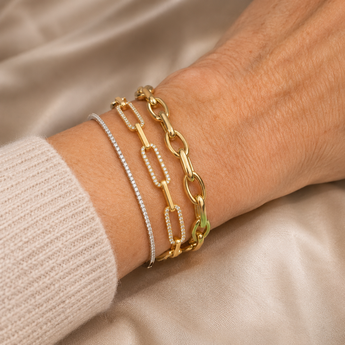 Flexible Diamond Bangle-Bijoux Village Fine Jewellers
