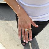Bezel-Set Diamond Band-Bijoux Village Fine Jewellers