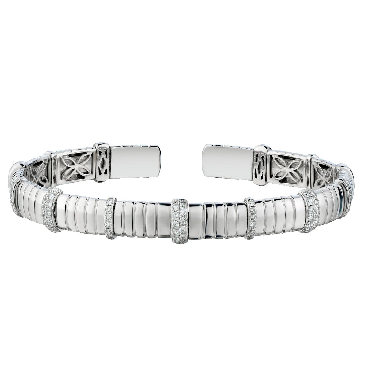Gold & Diamond Cuff Bracelet-Bijoux Village Fine Jewellers