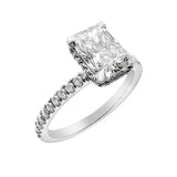 Custom Radiant Cut Diamond Ring-Bijoux Village Fine Jewellers