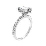 Custom Radiant Cut Diamond Ring-Bijoux Village Fine Jewellers