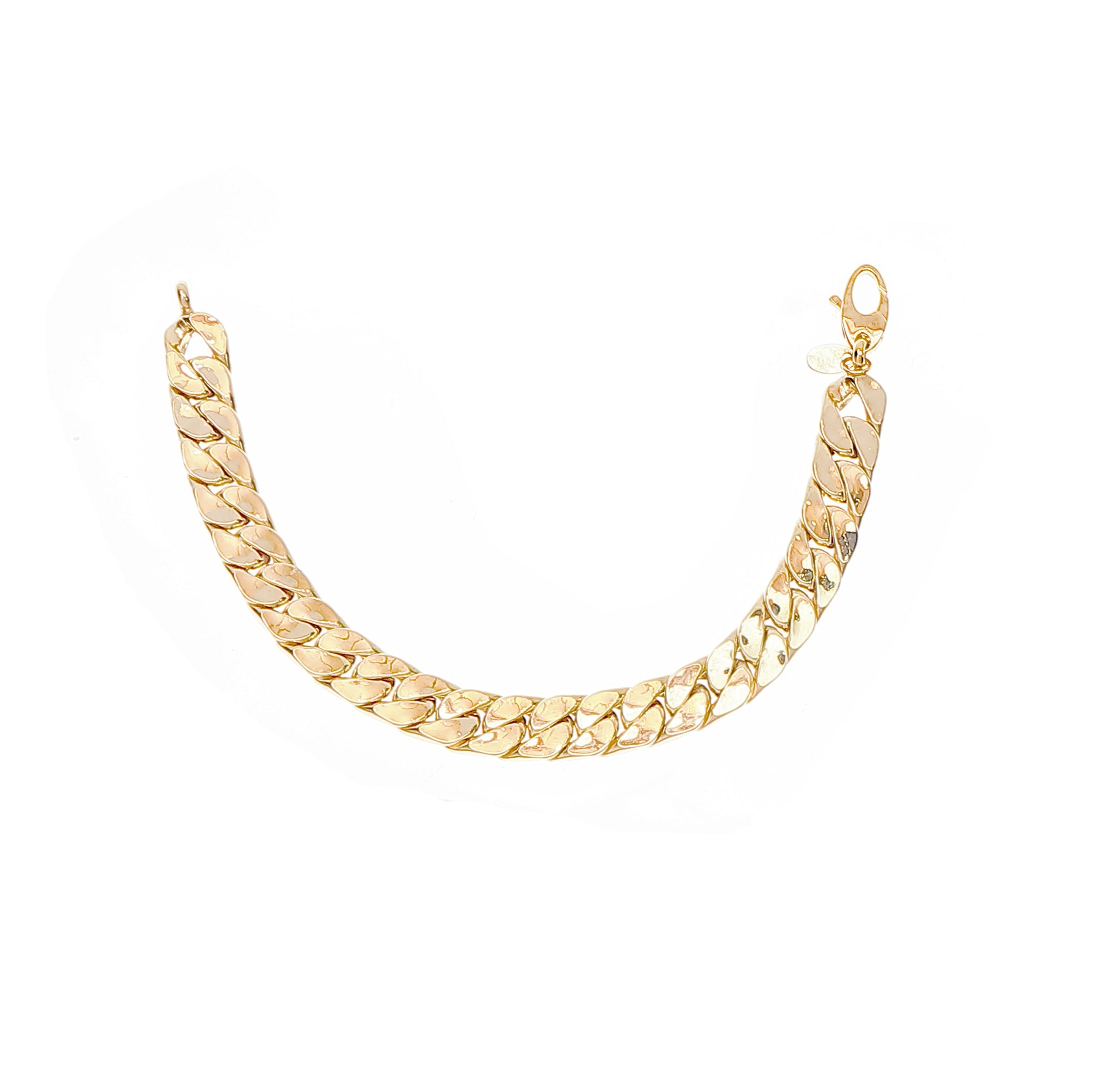 Bold Gold Link Bracelet-Bijoux Village Fine Jewellers