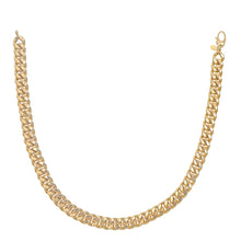 Load image into Gallery viewer, Italian 14 Karat Yellow Gold Wide Hollow Curb Necklace-Necklace-Bijoux Village Fine Jewellers
