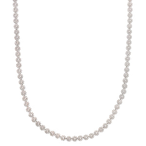 Luxe Round Tennis Necklace-Necklace-Bijoux Village Fine Jewellers