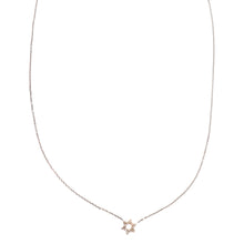 Load image into Gallery viewer, Diamond Star of David Necklace-Necklace-Bijoux Village Fine Jewellers
