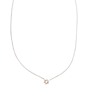 Diamond Star of David Necklace-Necklace-Bijoux Village Fine Jewellers