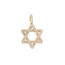 Load image into Gallery viewer, Diamond Star of David Pendant-Necklace-Bijoux Village Fine Jewellers
