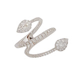 White Gold Diamond Wrap Ring-Diamond-Bijoux Village Fine Jewellers