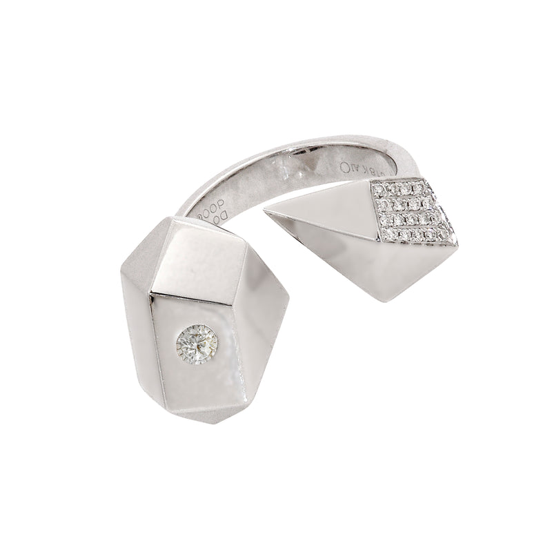 Geometric Diamond Band-Diamond-Bijoux Village Fine Jewellers