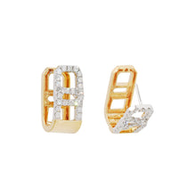 Load image into Gallery viewer, 18 Karat Yellow Gold Diamond Clip Stud Earrings with .67 CTs Natural Diamonds-Earring-Bijoux Village Fine Jewellers
