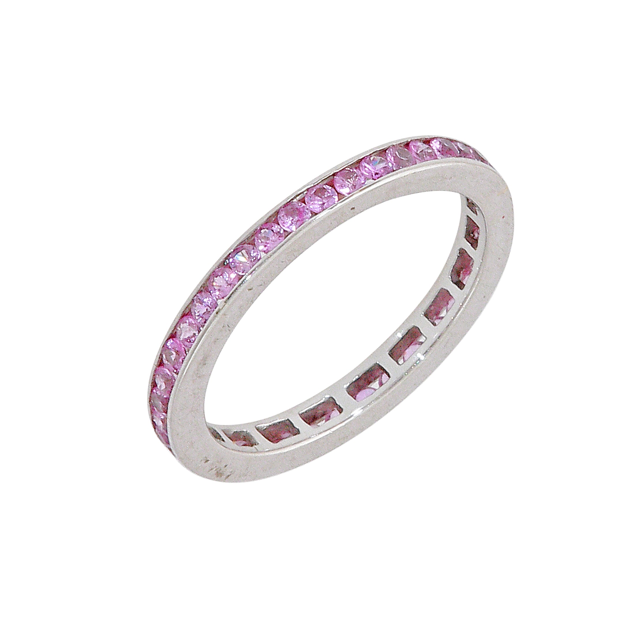 Ruby Eternity Band-White Gold-Bijoux Village Fine Jewellers