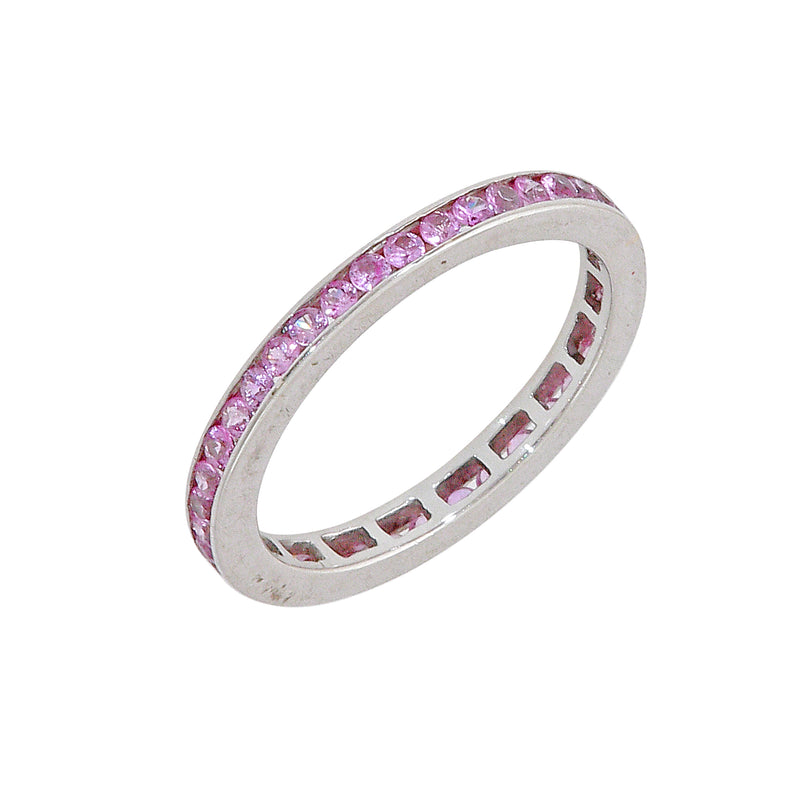 Ruby Eternity Band-White Gold-Bijoux Village Fine Jewellers