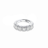 White Gold Half Eternity Band – 2.30 CTW-Diamond-Bijoux Village Fine Jewellers